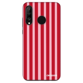 Etui na Huawei P30 Lite - Lines red