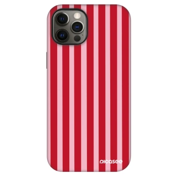 Etui na Apple iPhone 12 Pro - Lines red