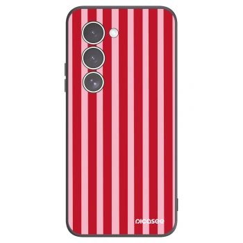 Picasee silikonowe czarne etui na Xiaomi Redmi 15 5G - Lines red