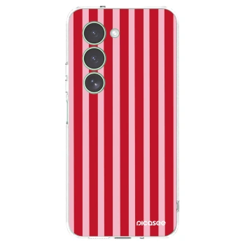 Picasee silikonowe przeźroczyste etui na Xiaomi Redmi 15 5G - Lines red
