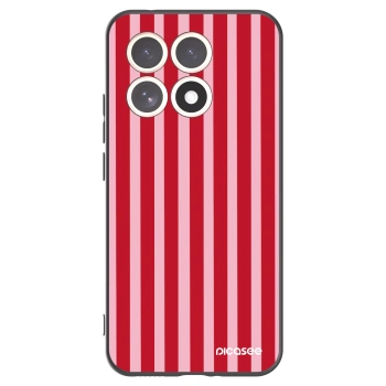 Picasee silikonowe czarne etui na Xiaomi 15T - Lines red