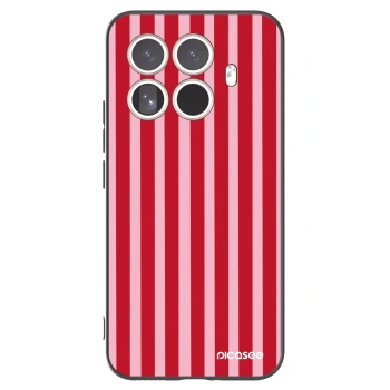Picasee silikonowe czarne etui na Xiaomi 15T Pro - Lines red