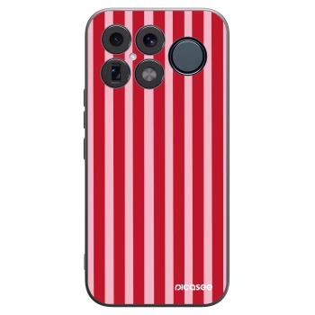 Picasee silikonowe czarne etui na Xiaomi Poco F8 Ultra - Lines red