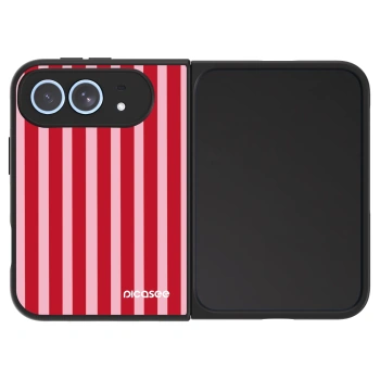 Etui na Apple iPhone Duo - Lines red