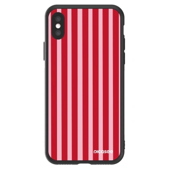 Picasee ULTIMATE CASE na Apple iPhone X/XS - Lines red