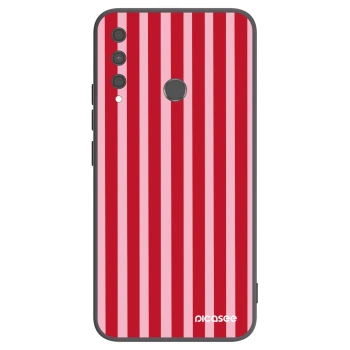 Etui na Huawei P40 Lite E - Lines red