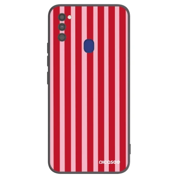 Etui na Samsung Galaxy M21 M215F - Lines red