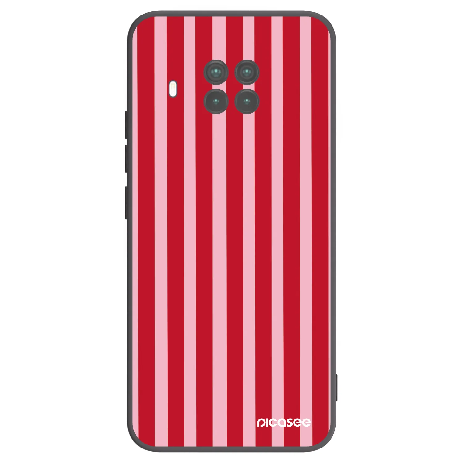 Picasee silikonowe czarne etui na Xiaomi Mi 10T Lite - Lines red