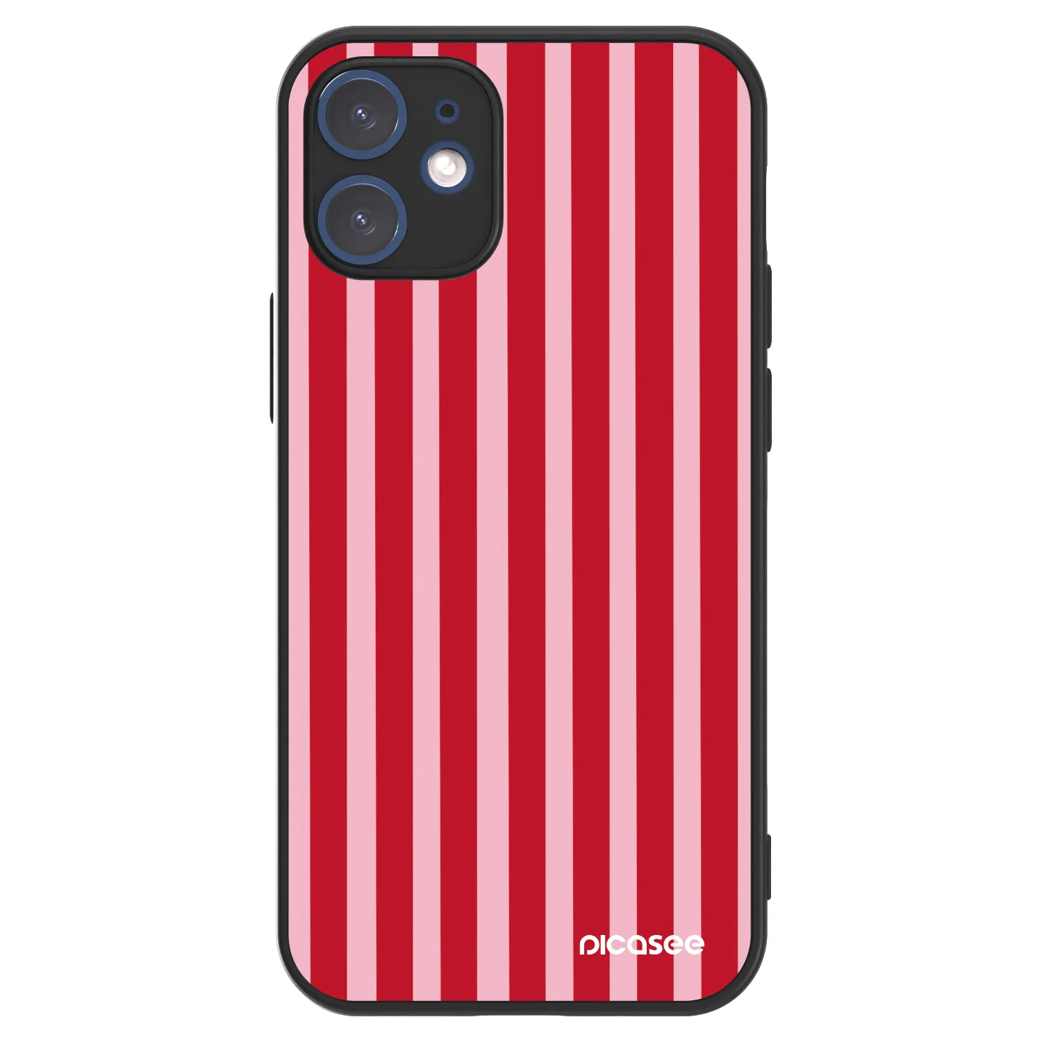 Picasee ULTIMATE CASE na Apple iPhone 12 mini - Lines red