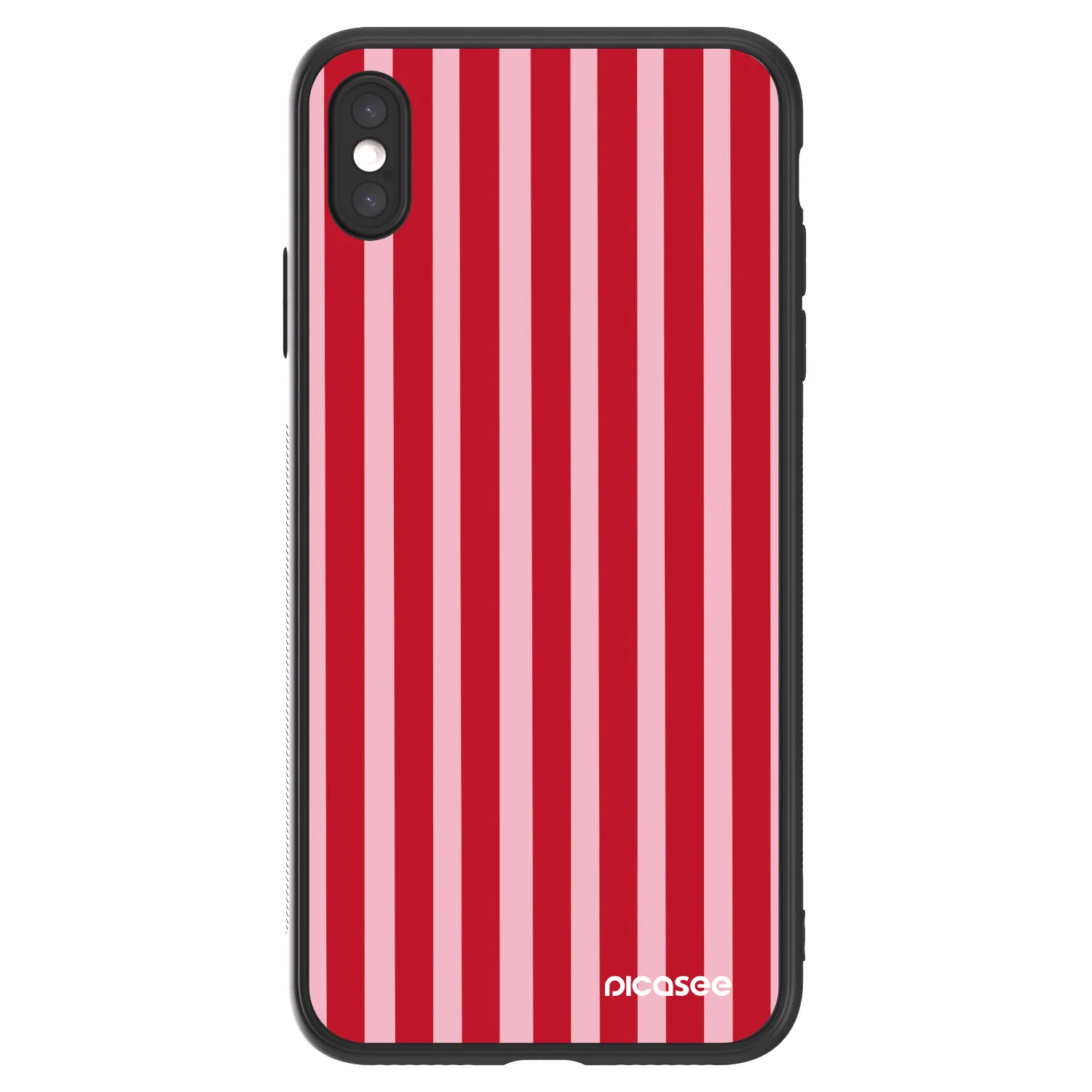 Picasee ULTIMATE CASE na Apple iPhone XS Max - Lines red