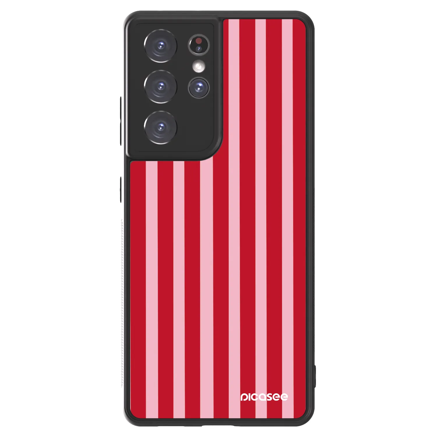 Picasee ULTIMATE CASE na Samsung Galaxy S21 Ultra 5G G998B - Lines red