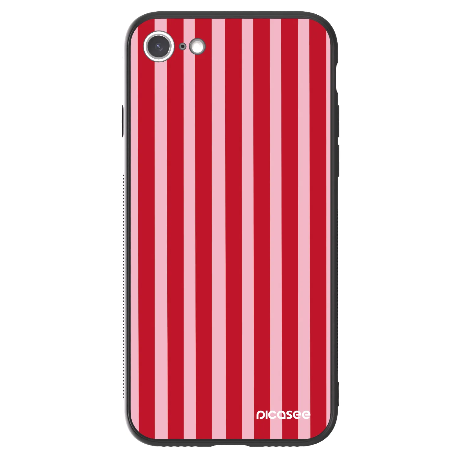 Picasee ULTIMATE CASE na Apple iPhone SE 2020 - Lines red