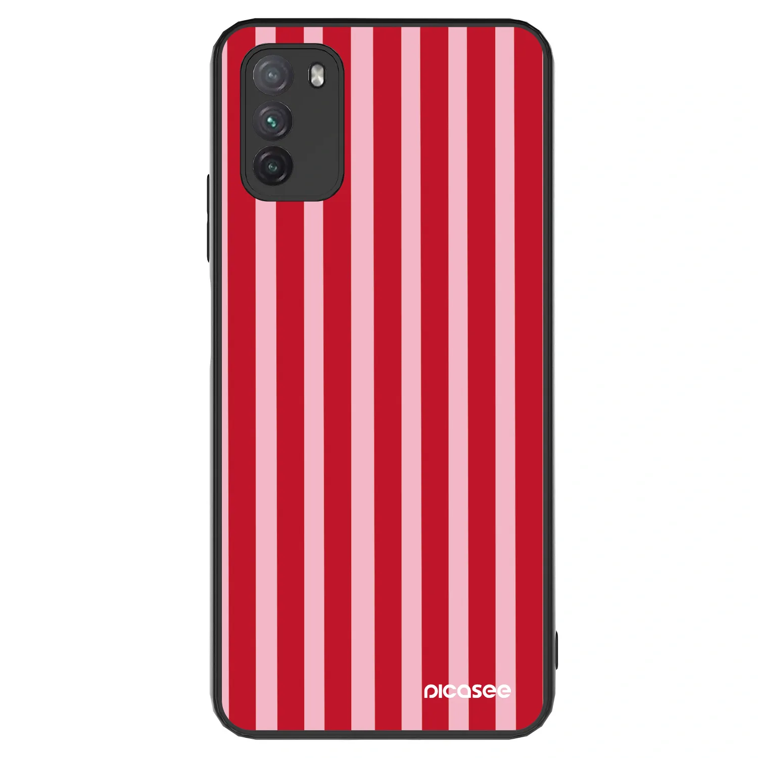 Picasee ULTIMATE CASE na Xiaomi Poco M3 - Lines red