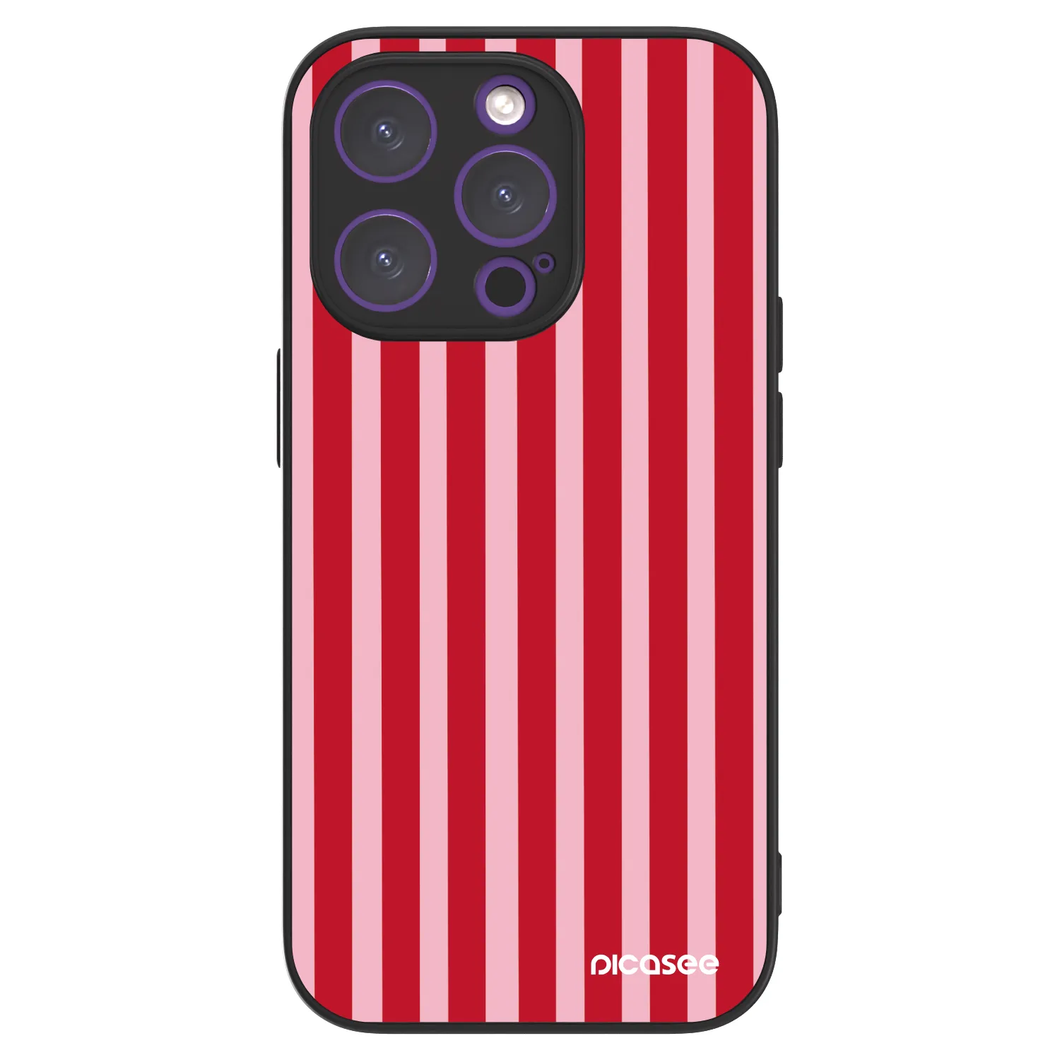 Picasee ULTIMATE CASE MagSafe pro Apple iPhone 14 Pro - Lines red