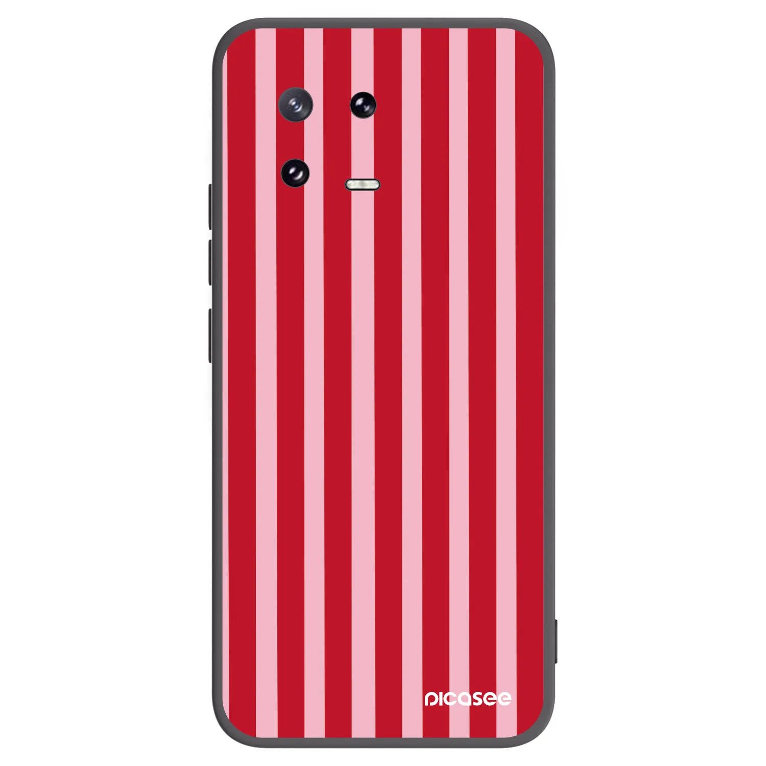 Picasee silikonowe czarne etui na Xiaomi 13 Pro - Lines red