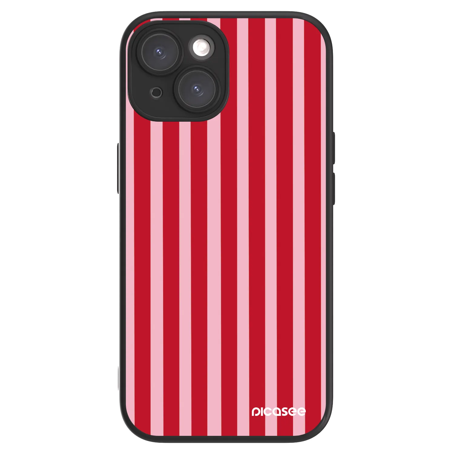 Picasee ULTIMATE CASE MagSafe pro Apple iPhone 15 - Lines red