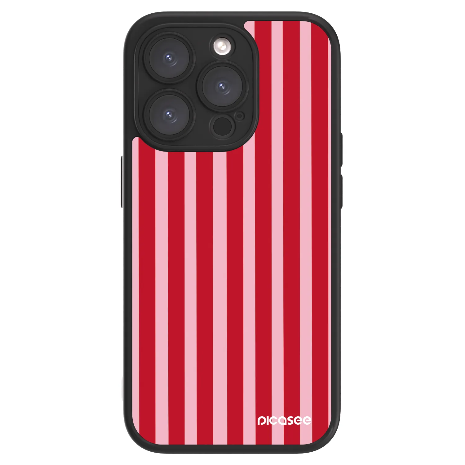 Picasee ULTIMATE CASE na Apple iPhone 15 Pro - Lines red