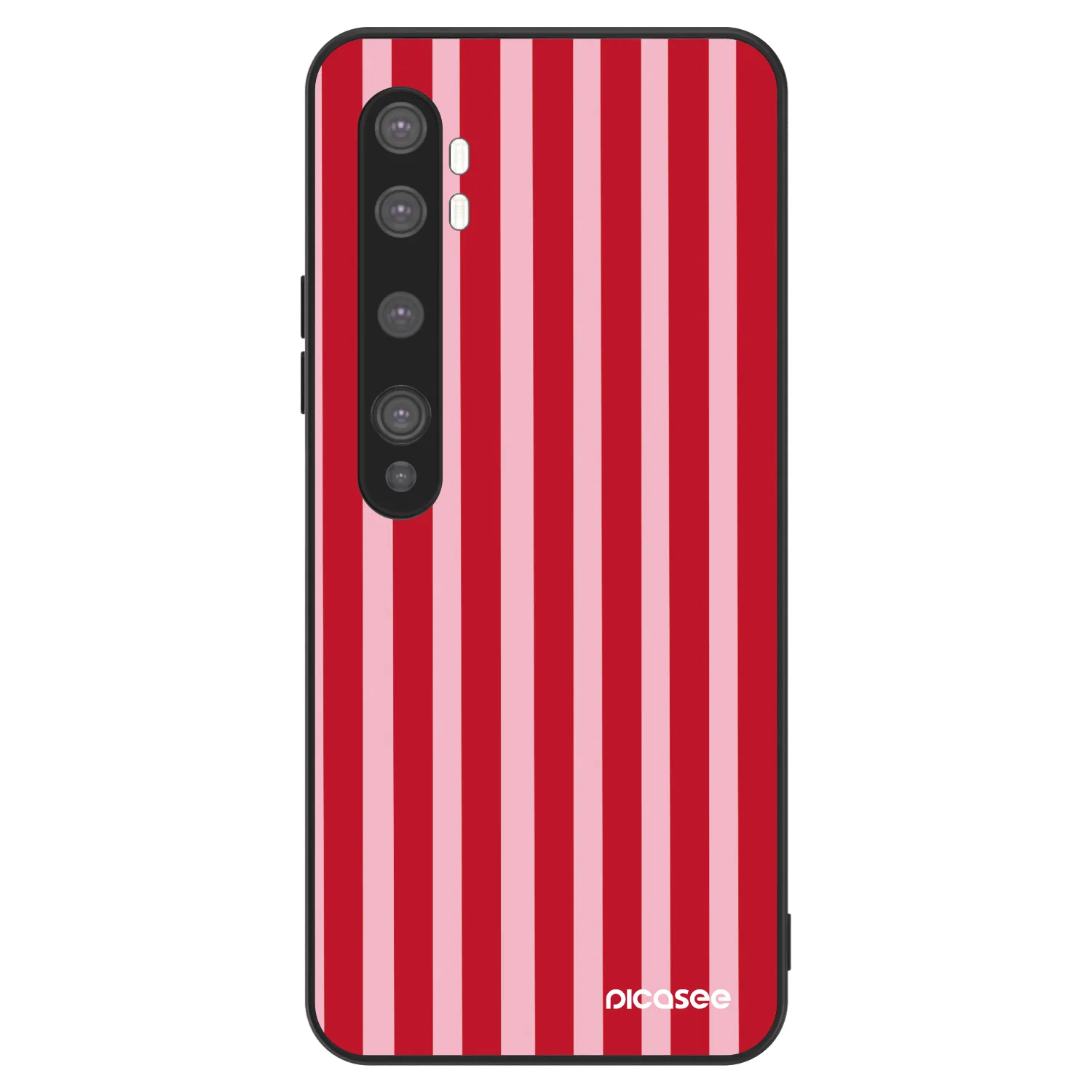 Picasee ULTIMATE CASE na Xiaomi Mi Note 10 (Pro) - Lines red