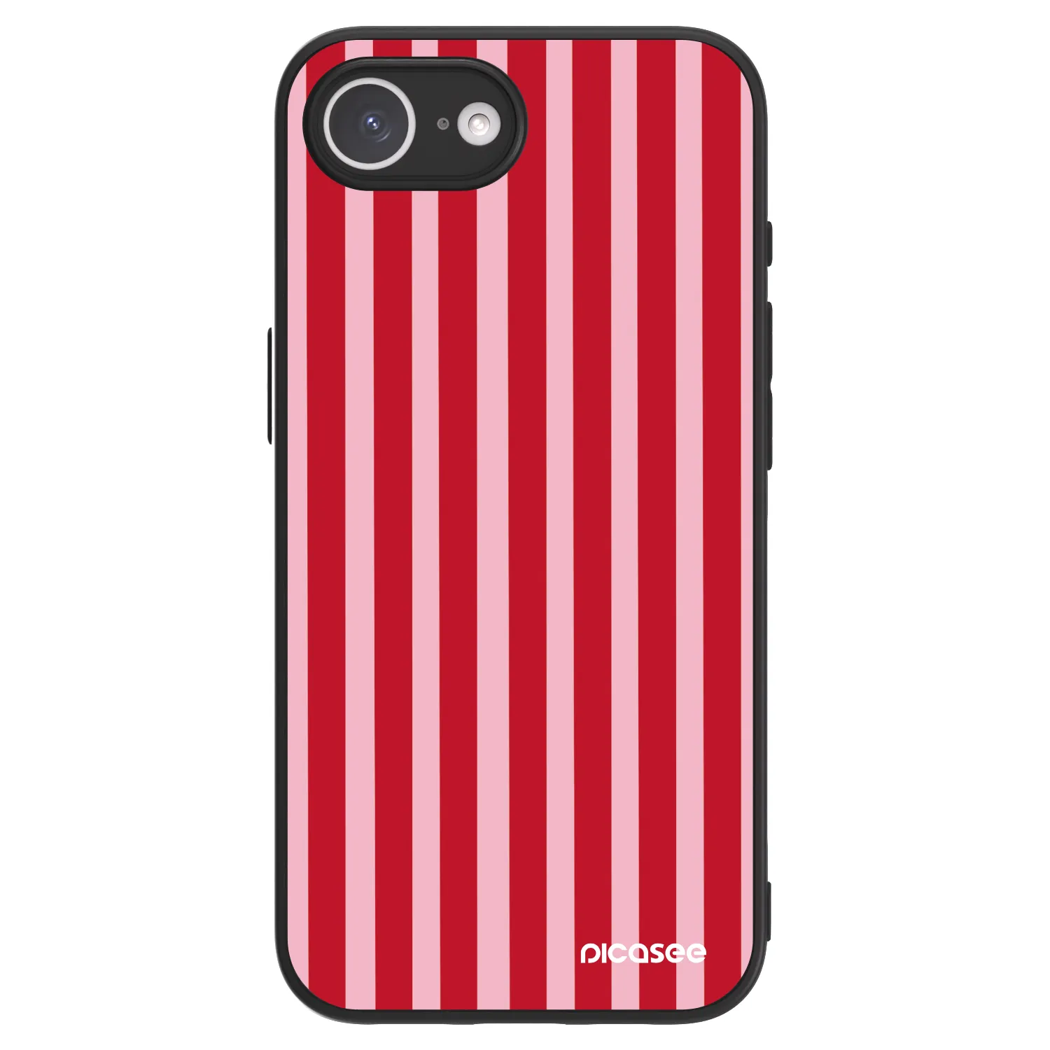 Picasee ULTIMATE CASE MagSafe pro Apple iPhone 16e - Lines red