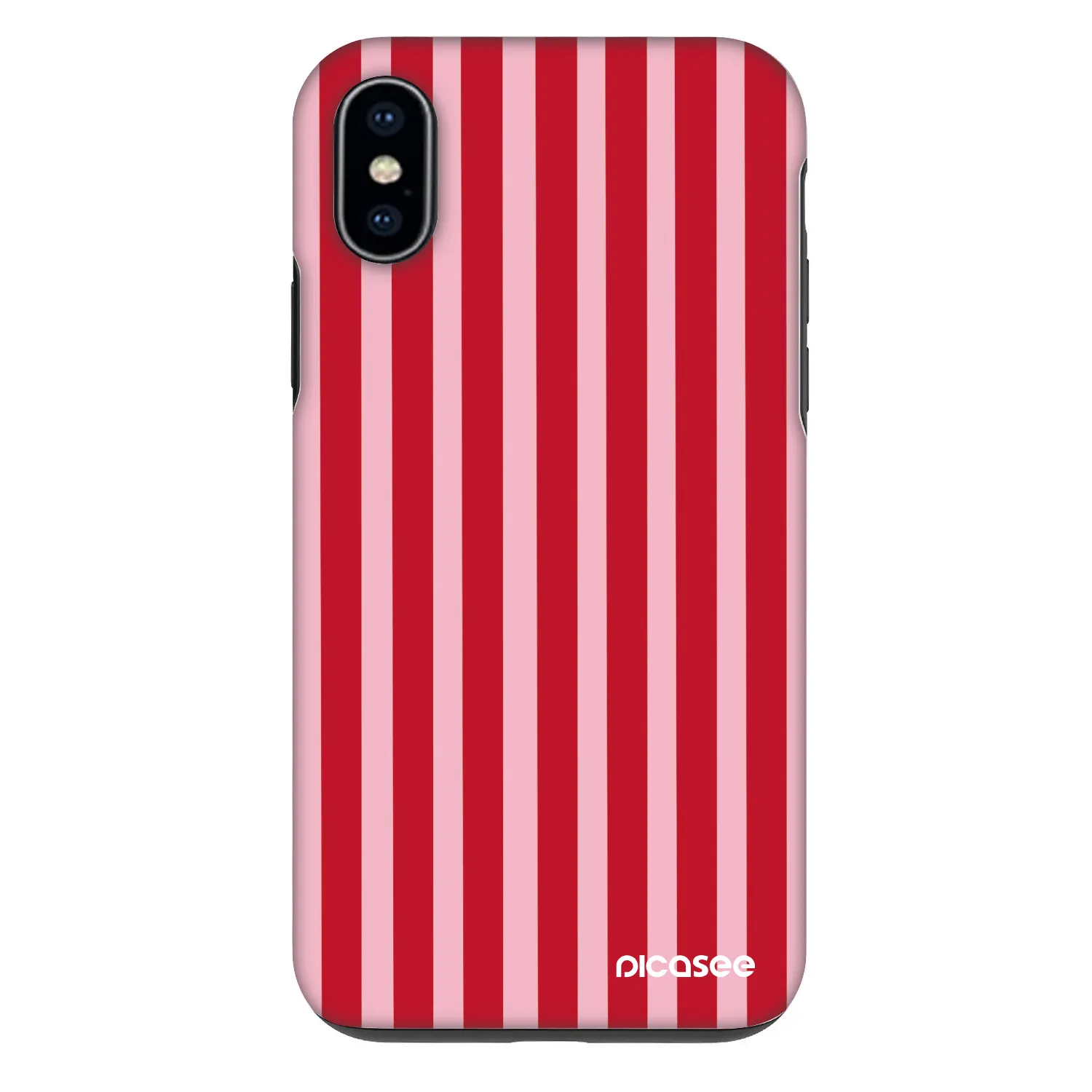 Picasee Fashion Case na Apple iPhone X/XS - Lines red