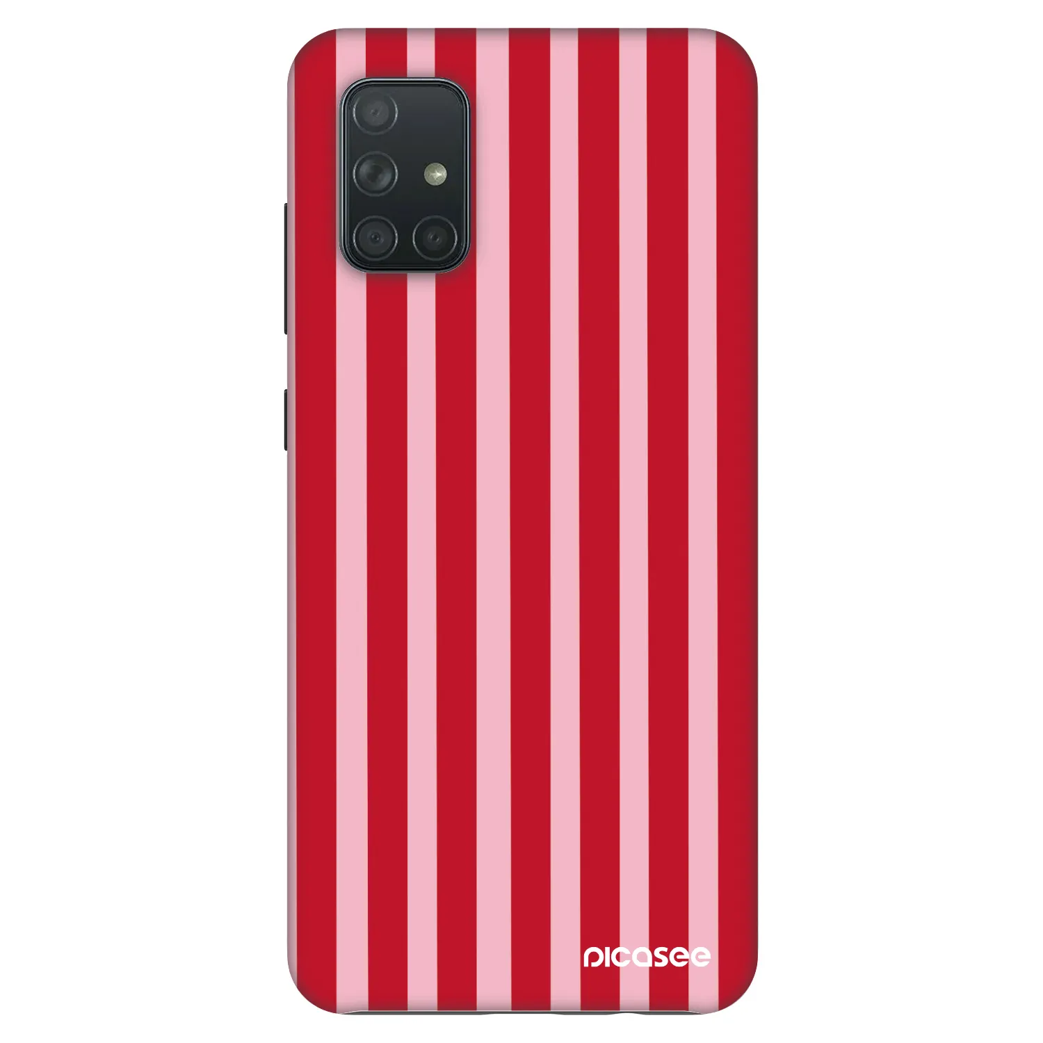 Picasee Fashion Case na Samsung Galaxy A71 A715F - Lines red