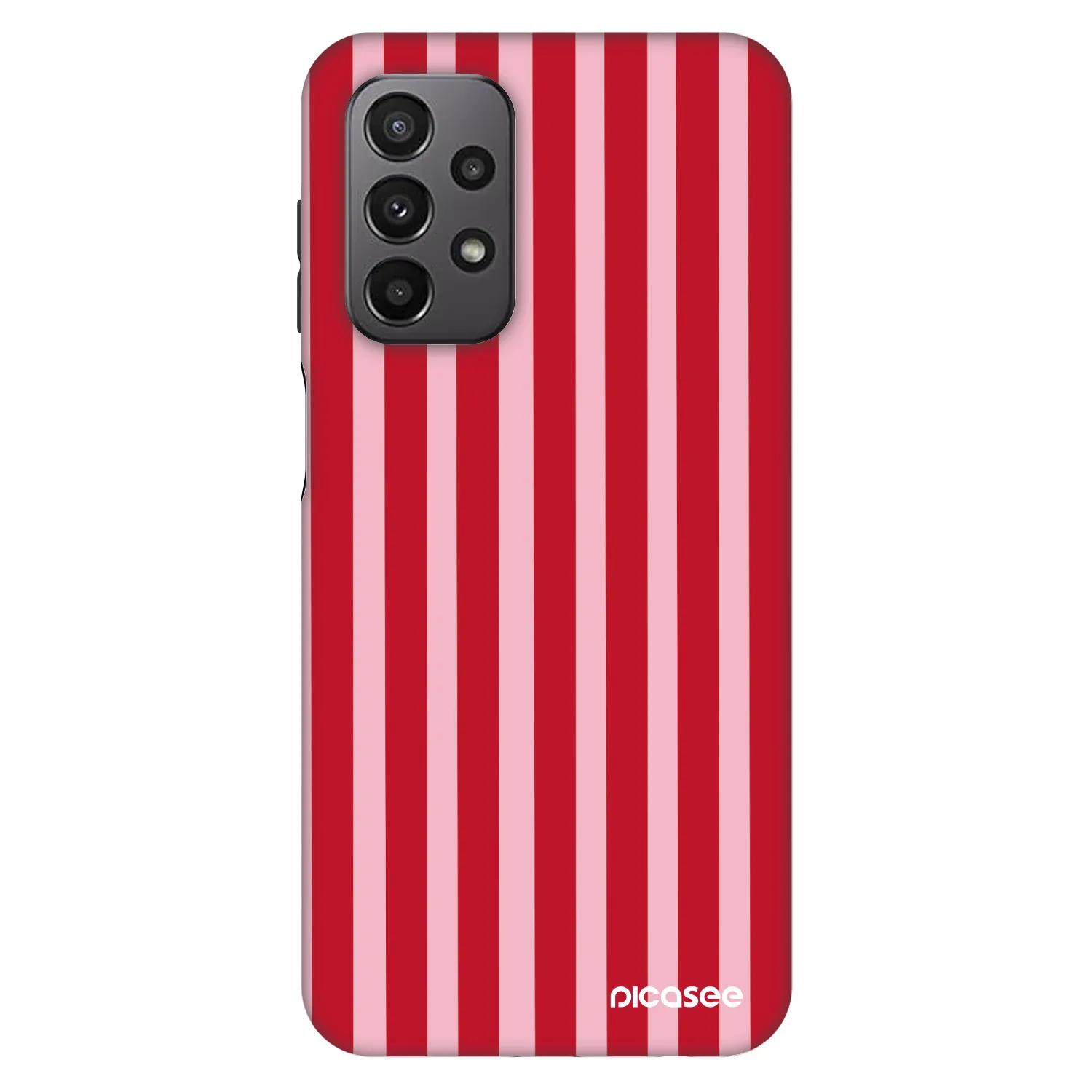 Picasee Fashion Case na Samsung Galaxy A23 A235F 4G - Lines red
