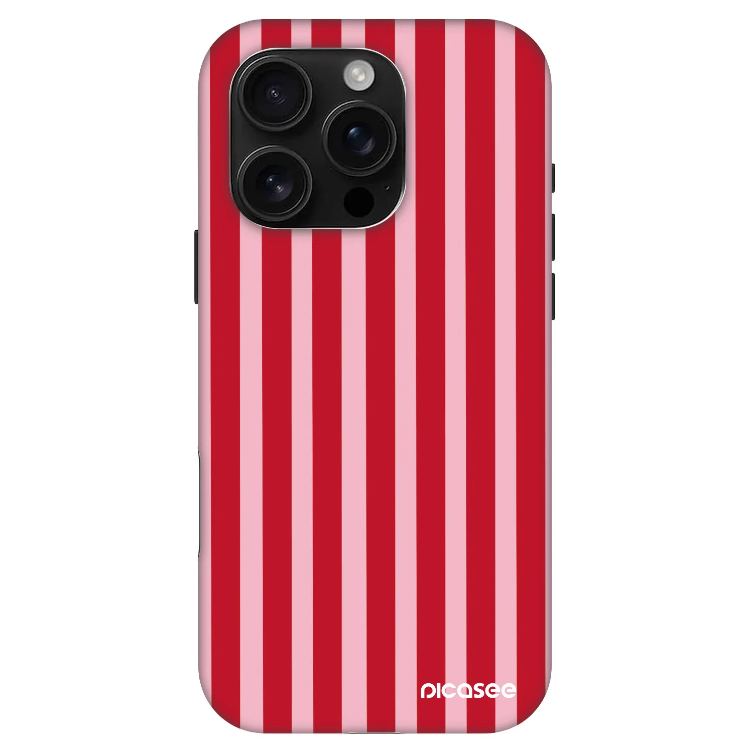 Picasee Fashion Case MagSafe na Apple iPhone 16 Pro - Lines red