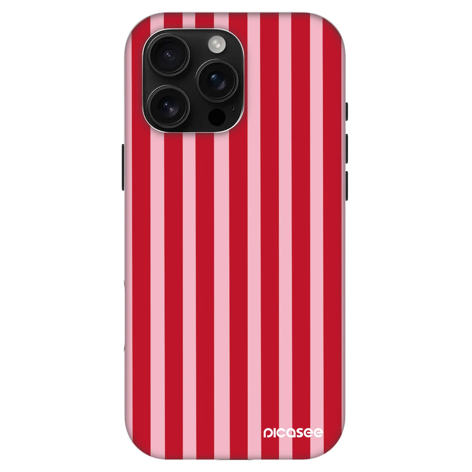Picasee Fashion Case MagSafe na Apple iPhone 16 Pro Max - Lines red