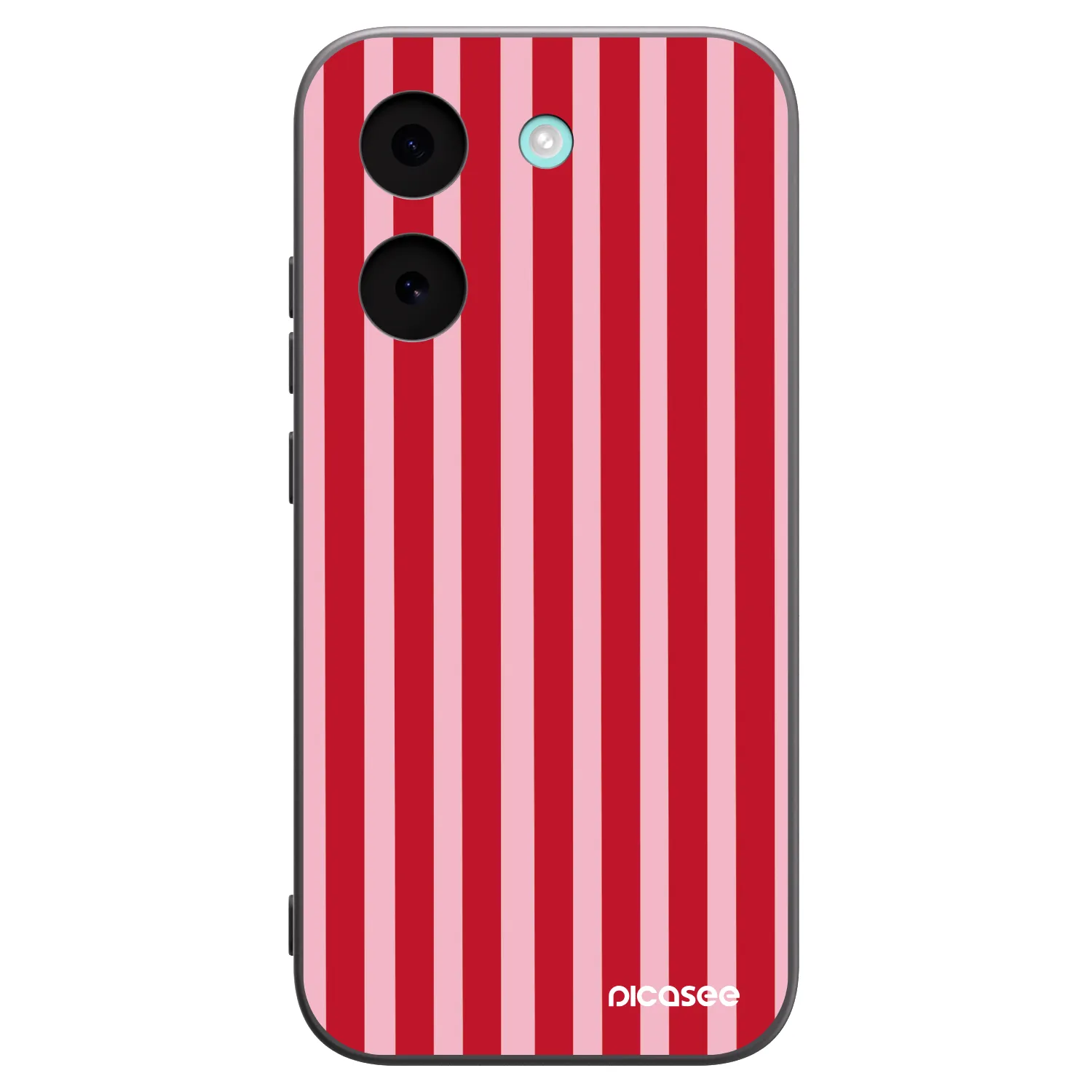 Picasee silikonowe czarne etui na Xiaomi Poco X8 Pro - Lines red