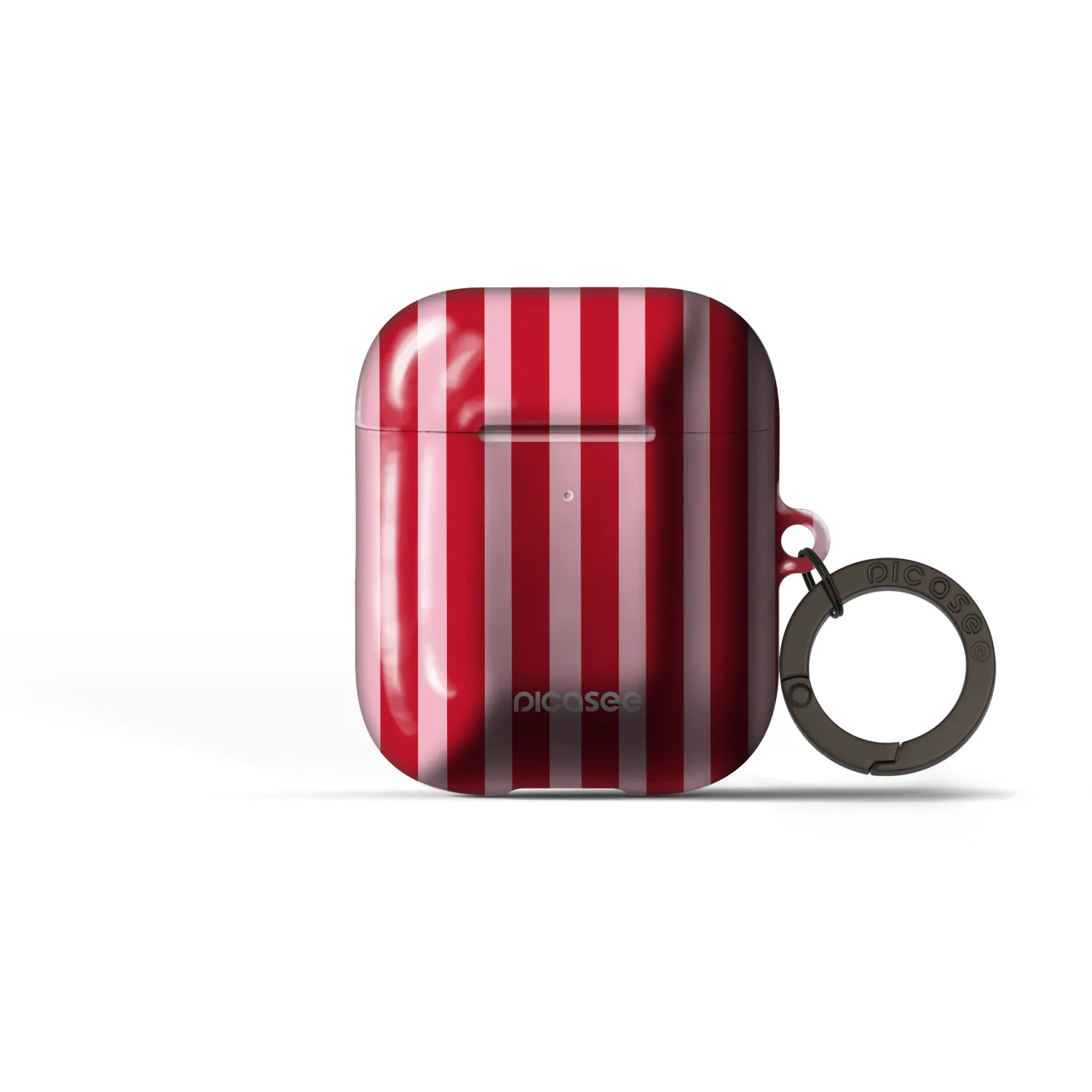 Picasee Obal pro Apple AirPods 2 - Lines red