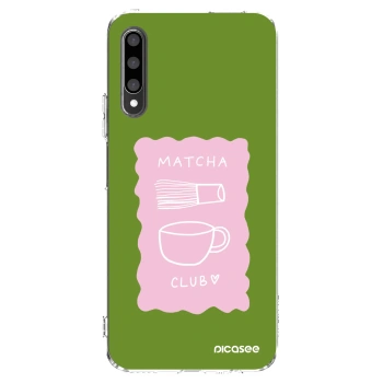 Picasee silikonowe przeźroczyste etui na Honor 9X Pro - Matcha club