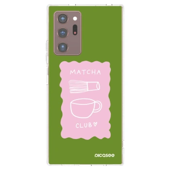 Picasee silikonowe przeźroczyste etui na Samsung Galaxy Note 20 Ultra - Matcha club