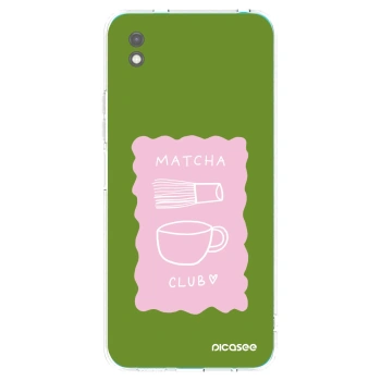 Picasee silikonowe czarne etui na Xiaomi Redmi 9A - Matcha club