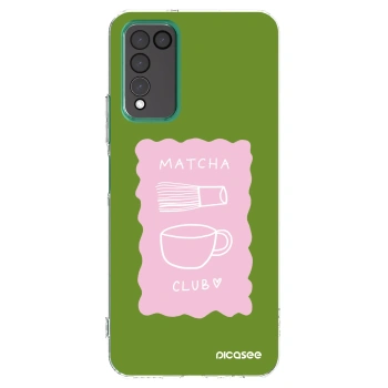 Picasee silikonowe przeźroczyste etui na Honor 10X Lite - Matcha club
