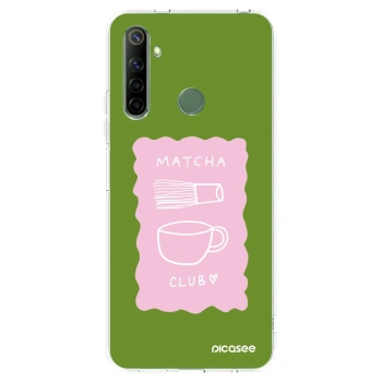 Picasee silikonowe przeźroczyste etui na Realme 6i - Matcha club