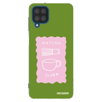 Picasee silikonowe przeźroczyste etui na Samsung Galaxy A12 A125F - Matcha club