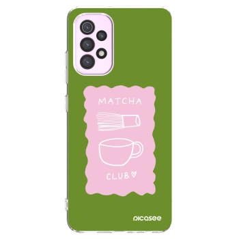 Picasee silikonowe przeźroczyste etui na Samsung Galaxy A32 5G A326B - Matcha club