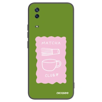 Picasee silikonowe czarne etui na Vivo Y11s - Matcha club