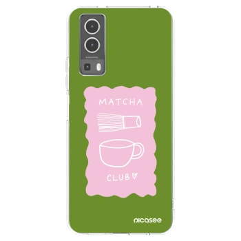 Picasee silikonowe przeźroczyste etui na Vivo Y72 5G - Matcha club