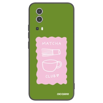 Picasee silikonowe czarne etui na Vivo Y72 5G - Matcha club