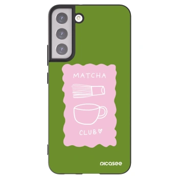 Picasee silikonowe czarne etui na Samsung Galaxy S22+ 5G - Matcha club