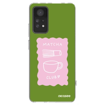 Picasee silikonowe przeźroczyste etui na Xiaomi Redmi Note 11 Pro 5G - Matcha club