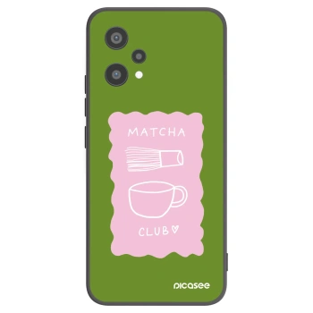 Picasee silikonowe czarne etui na Realme 9 Pro 5G - Matcha club