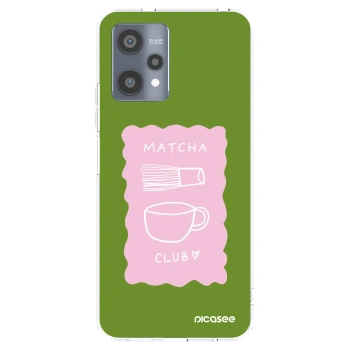 Picasee silikonowe przeźroczyste etui na Realme 9 Pro 5G - Matcha club