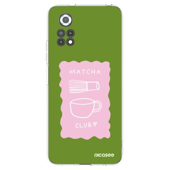 Picasee silikonowe przeźroczyste etui na Xiaomi Poco X4 Pro 5G - Matcha club