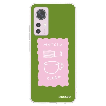 Picasee silikonowe przeźroczyste etui na Xiaomi 12 - Matcha club