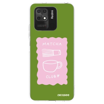 Picasee silikonowe przeźroczyste etui na Xiaomi Redmi 10C - Matcha club