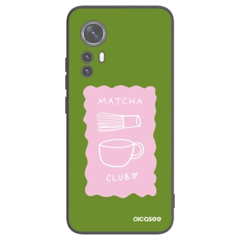 Picasee silikonowe czarne etui na Xiaomi 12X - Matcha club