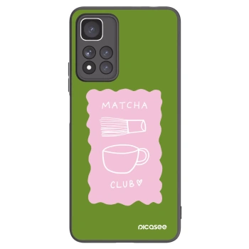 Picasee silikonowe czarne etui na Xiaomi Redmi Note 11 Pro+ 5G - Matcha club