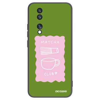 Picasee silikonowe czarne etui na Honor 70 - Matcha club